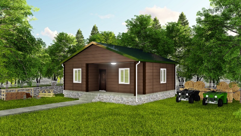 Mudra 60 m² Tek Katlı Prefabrik Ev